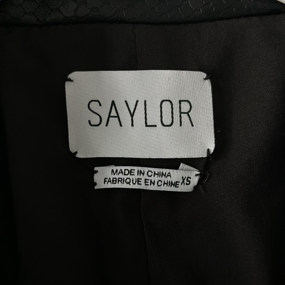 Saylor Rooney Romper in Snake Leather - Picture 4 of 5